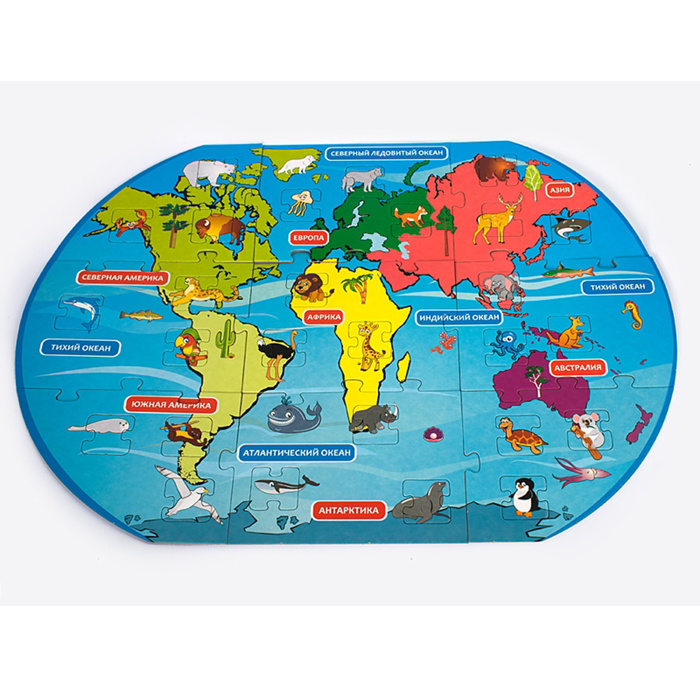 По странам и континентам 6. География для детей. Географическая карта для детей. Континенты для дошкольников.