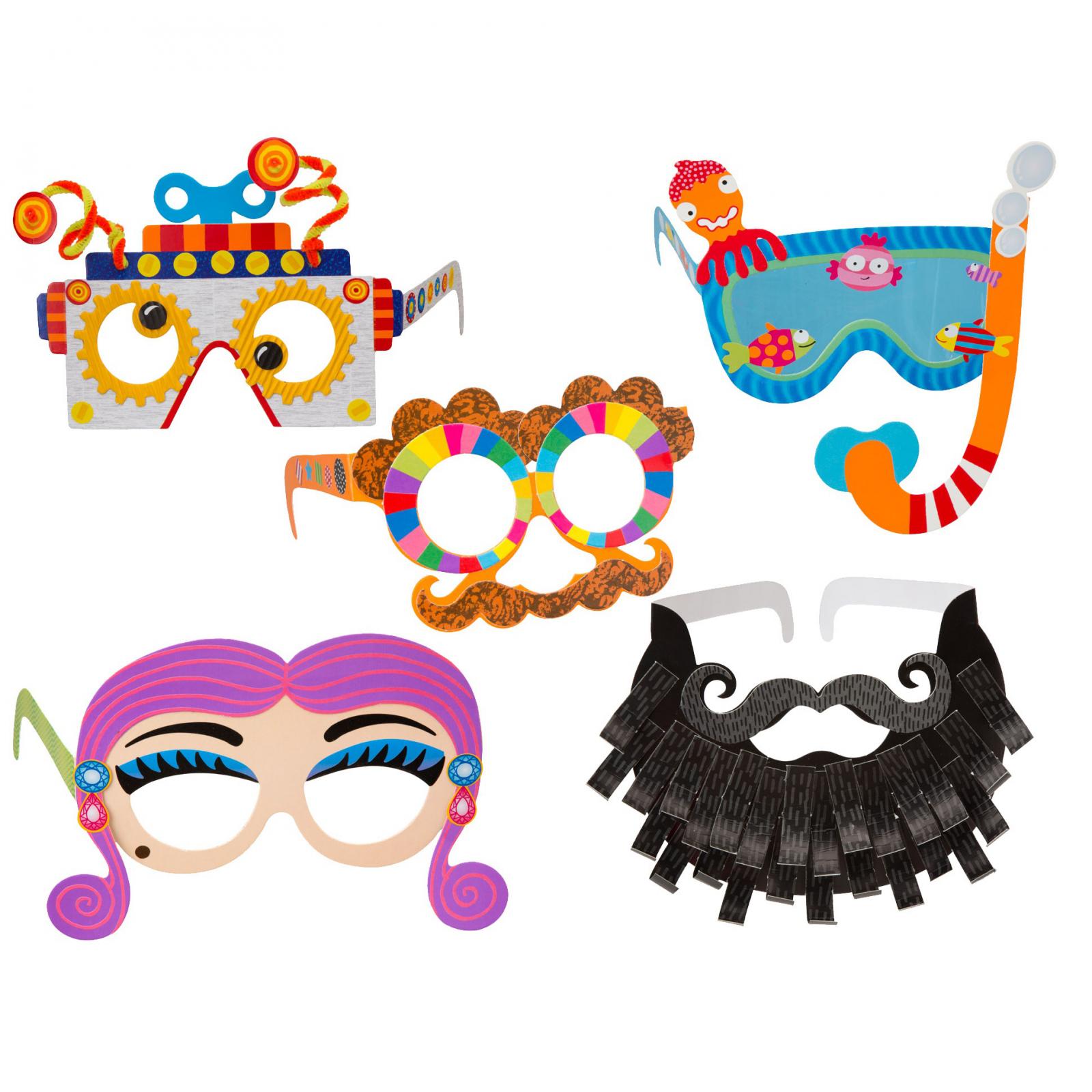 Детские маски на 1 апреля. Смешные очки для праздника. Очки детские для праздника. Смешные маски на праздник. Смешные детские маски.