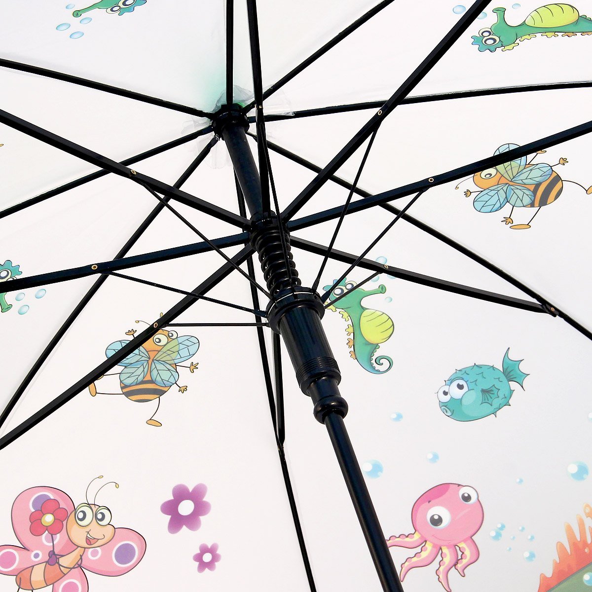 Сколько лет зонтику. Зонт (детский, матовый) 305а. Зонт детский прозрачный с насекомыми. Зонт Ami mebel. Зонт с белыми ромашками на куполе Амико купить.