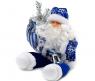 Кукла под елку "Дед Мороз", синяя, 29 см