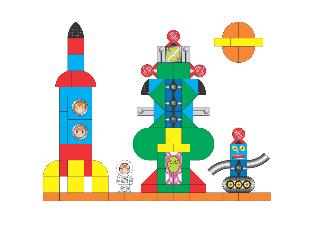 Космические ракеты из конструктора для детей. Плоскостной конструктор для дошкольников. Постройка ракеты из конструктора. Ракета из конструктора для детей
